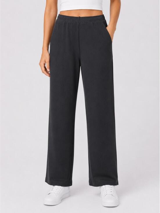 Halara Pants - NWT Halara Black Drawstring Work Pants w/ Back Pockets Women's Size M